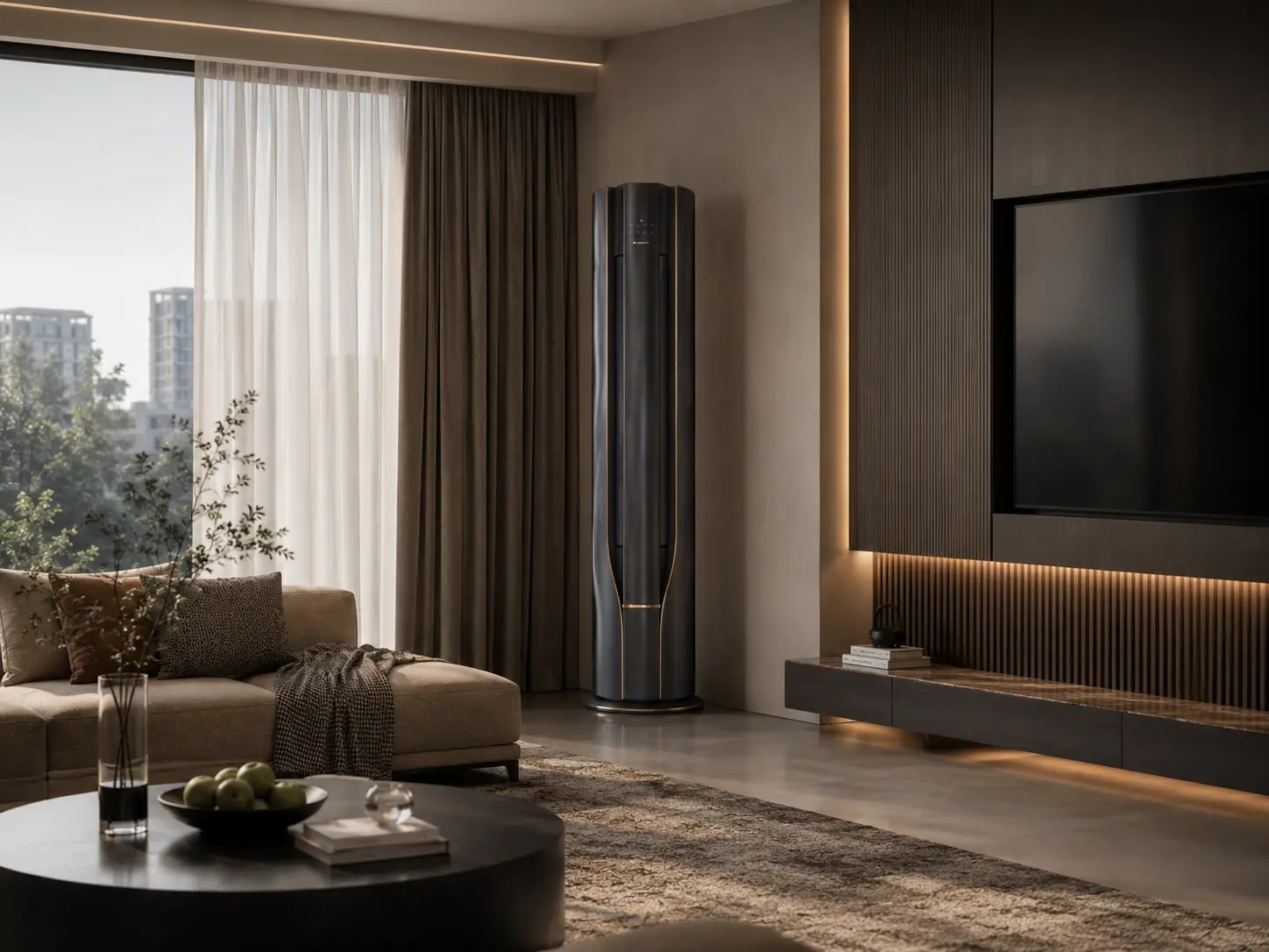Air conditioning and television at home