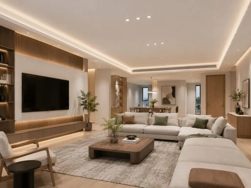 Bright living room