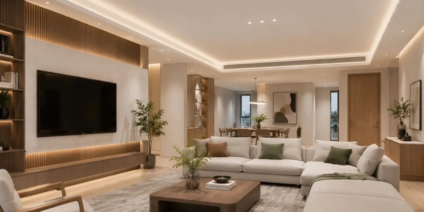Bright living room