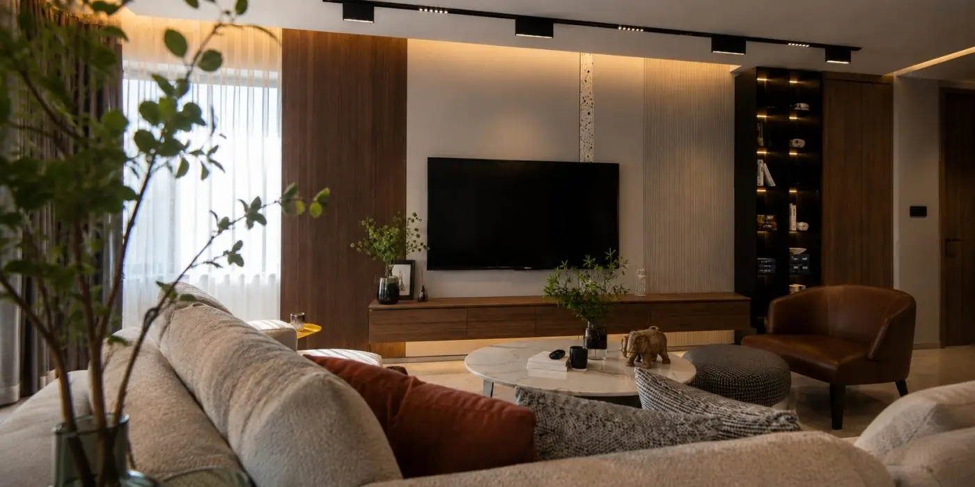 Real-shot pictures of British villa